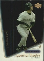 2001 Upper Deck Ovation Superstar Theatre #ST9 Todd Helton