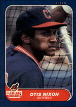 1986 Fleer Base Set #591 Otis Nixon
