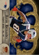2012 Panini Crown Royale (Retail Non-Die Cut) #55 Aaron Hernandez