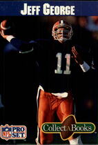1990 Pro Set Collect-A-Books #28 Jeff George