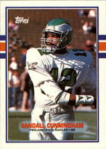 1989 Topps Base Set #115 Randall Cunningham