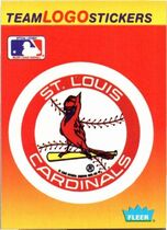 1991 Fleer Team Logo Stickers #NNO Cardinals