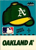 1982 Fleer Team Logo Stickers #NNO Athletics