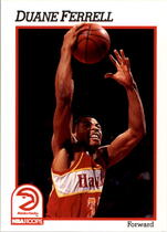 1991 NBA Hoops Base Set #332 Duane Ferrell