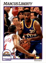1991 NBA Hoops Base Set #359 Marcus Liberty