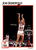 1991 NBA Hoops Base Set #389 Jon Sundvold