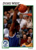 1991 NBA Hoops Base Set #397 Doug West