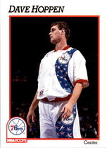 1991 NBA Hoops Base Set #411 Dave Hoppen