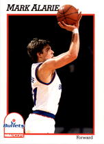 1991 NBA Hoops Base Set #444 Mark Alarie