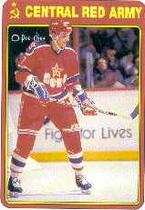 1990 O-Pee-Chee OPC Red Army Inserts #2R Vladimir Malakhov