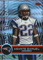 2007 Topps Own The Game #OTG-ASA Asante Samuel