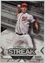 2017 Stadium Club Scoreless Streak #SS-SS Stephen Strasburg