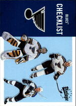 2000 Upper Deck Vintage #320 Blues Checklist