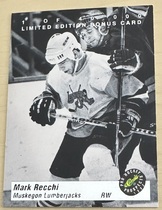1993 Classic Pro Prospects BC #20 Mark Recchi
