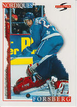 1995 Score Base Set #31 Peter Forsberg