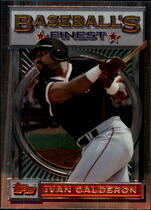 1993 Finest Base Set #55 Ivan Calderon