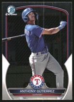 2023 Bowman Chrome Prospects #BCP-166 Anthony Gutierrez