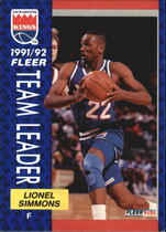 1991 Fleer Base Set #394 Lionel Simmons