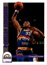 1992 NBA Hoops Base Set #54 Cadillac Anderson