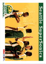 1992 NBA Hoops Base Set #290 Seattle Supersonics