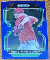 2022 Panini Prizm Draft Picks Blue Prizm #PDP219 Christian Mcgowan