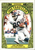 1986 Topps 1000 Yard Club #4 Joe Morris