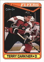 1990 O-Pee-Chee OPC Base Set #381 Terry Carkner