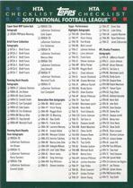 2007 Topps Base Set #NNO Checklist 3