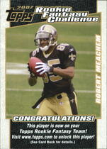 2007 Topps Rookie Fantasy Challenge #9 Robert Meachem