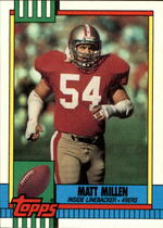 1990 Topps Base Set #7 Matt Millen