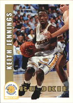 1992 NBA Hoops Base Set #388 Keith Jennings