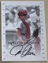 1996 Leaf Signature Extended Autos  #NNO Joe Oliver