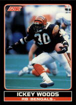 1990 Score Young Superstars #3 Ickey Woods