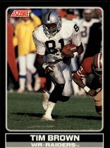1990 Score Young Superstars #10 Tim Brown