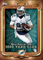 2013 Topps 1000 Yard Club #29 Brian Hartline
