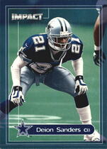 2000 SkyBox Impact #180 Deion Sanders