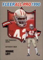 1990 Fleer All-Pros #19 Ronnie Lott