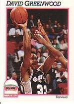 1991 NBA Hoops Base Set #192 David Greenwood