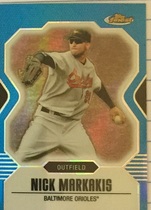 2007 Finest Blue Refractor #107 Nick Markakis