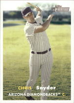 2006 Topps Heritage #121 Chris Snyder