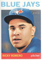 2013 Topps Heritage #34 Ricky Romero