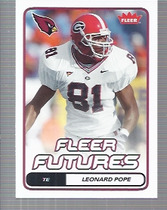 2006 Fleer Base Set #164 Leonard Pope