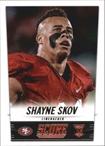 2014 Score Base Set #421 Shayne Skov