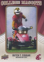 2013 Upper Deck College Mascot Manufactured Patch #CM-88 Butch T. Cougar