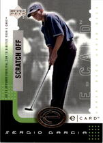 2001 Upper Deck e-Card #E-SG Sergio Garcia