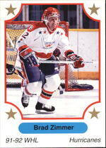 1991 7th Inning Sketch WHL #349 Brad Zimmer