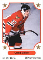 1991 7th Inning Sketch WHL #40 Chad Seibel