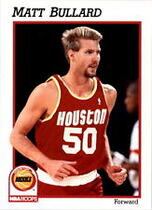 1991 NBA Hoops Base Set #368 Matt Bullard