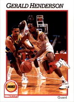 1991 NBA Hoops Base Set #369 Gerald Henderson