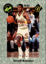 1991 Classic Draft Picks #6 Terrell Brandon